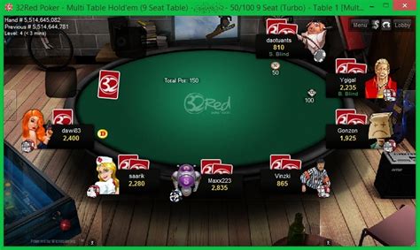 32 red poker login